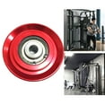 thumbnail image 3 of koolsoo Galet de Roulement 73 mm en Alliage d'Aluminium pour Câble Équipement de Mise en Forme Rouge, 3 of 9