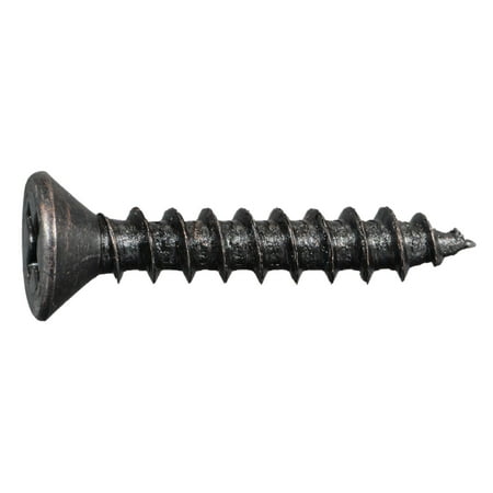 

#9 x 1 Oiled Bronze Phillips Flat Head Hinge Screws (35 pcs.)