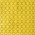 thumbnail image 1 of Ahgly Company Indoor Square Solid Yellow Modern Area Rugs, 5' Square, 1 of 4