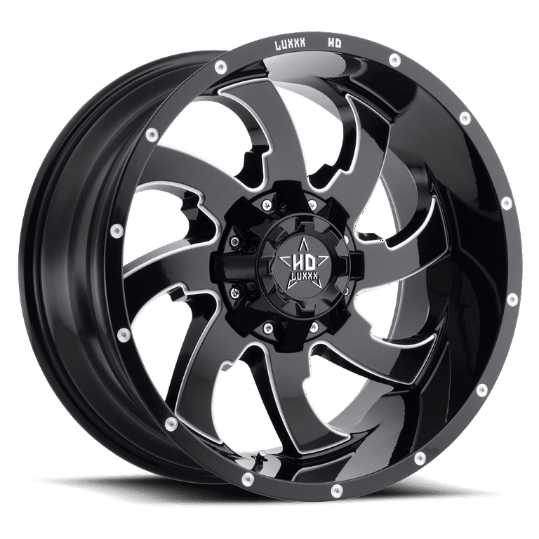 LUXXX HD Alloy Rims LHD12 22X12 6135/139.7 -44 106.1 Gloss Black