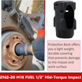 thumbnail image 2 of 49-16-2960 Protective Boot Fuel Impact Rubber Protective Boot Fits 1/2,3/8 Inch Stubborn Impact Wrench, 2962P-20 0, 2 of 6