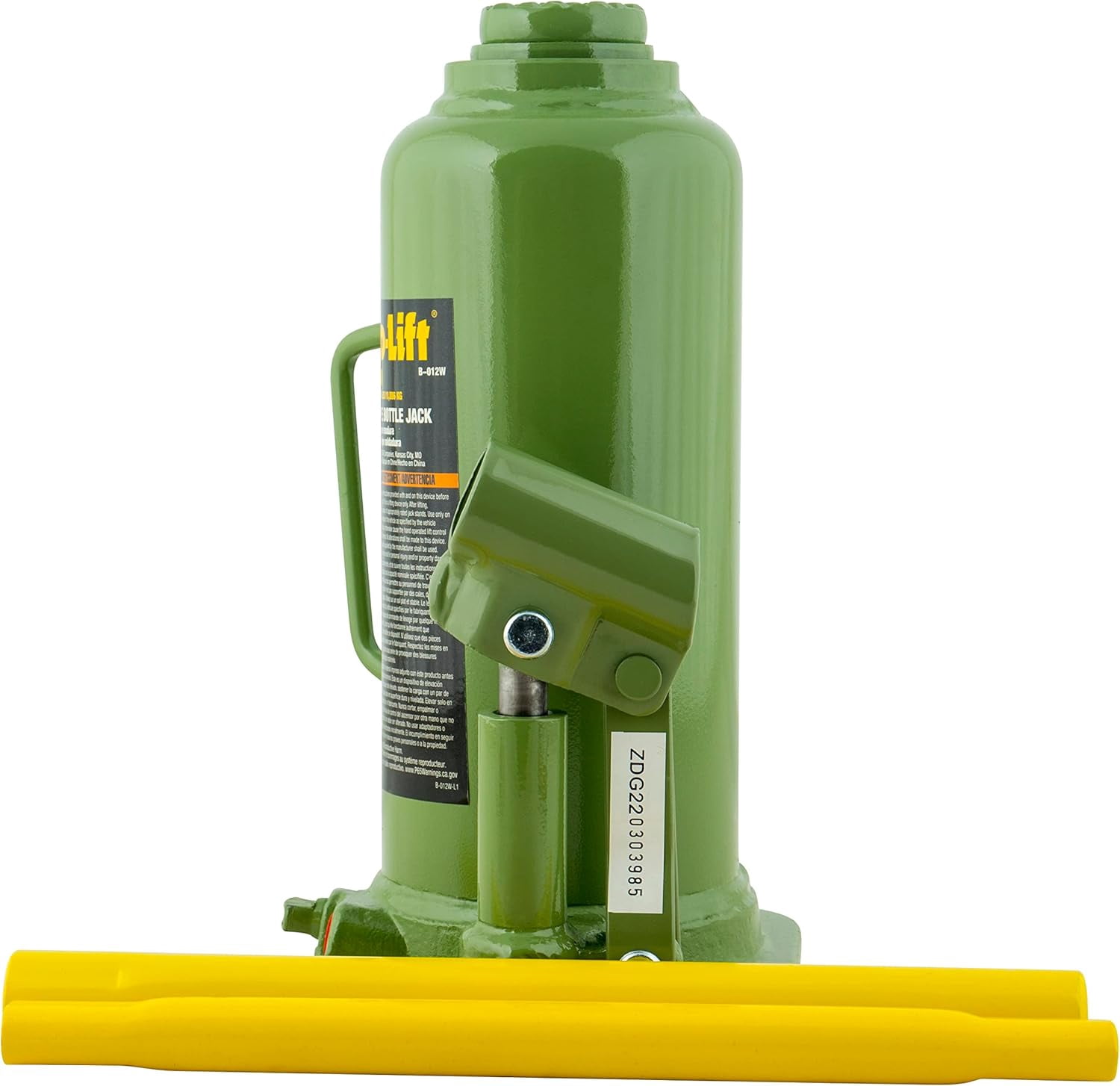 Pro-Lift B-012W 12 Ton Welded Bottle Jack - 24,000 Lbs Capacity