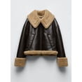 thumbnail image 1 of Chaqueta holgada de piel de oveja para motociclista, Parka gruesa de piel sintética, prendas de vestir de invierno, 1 of 5