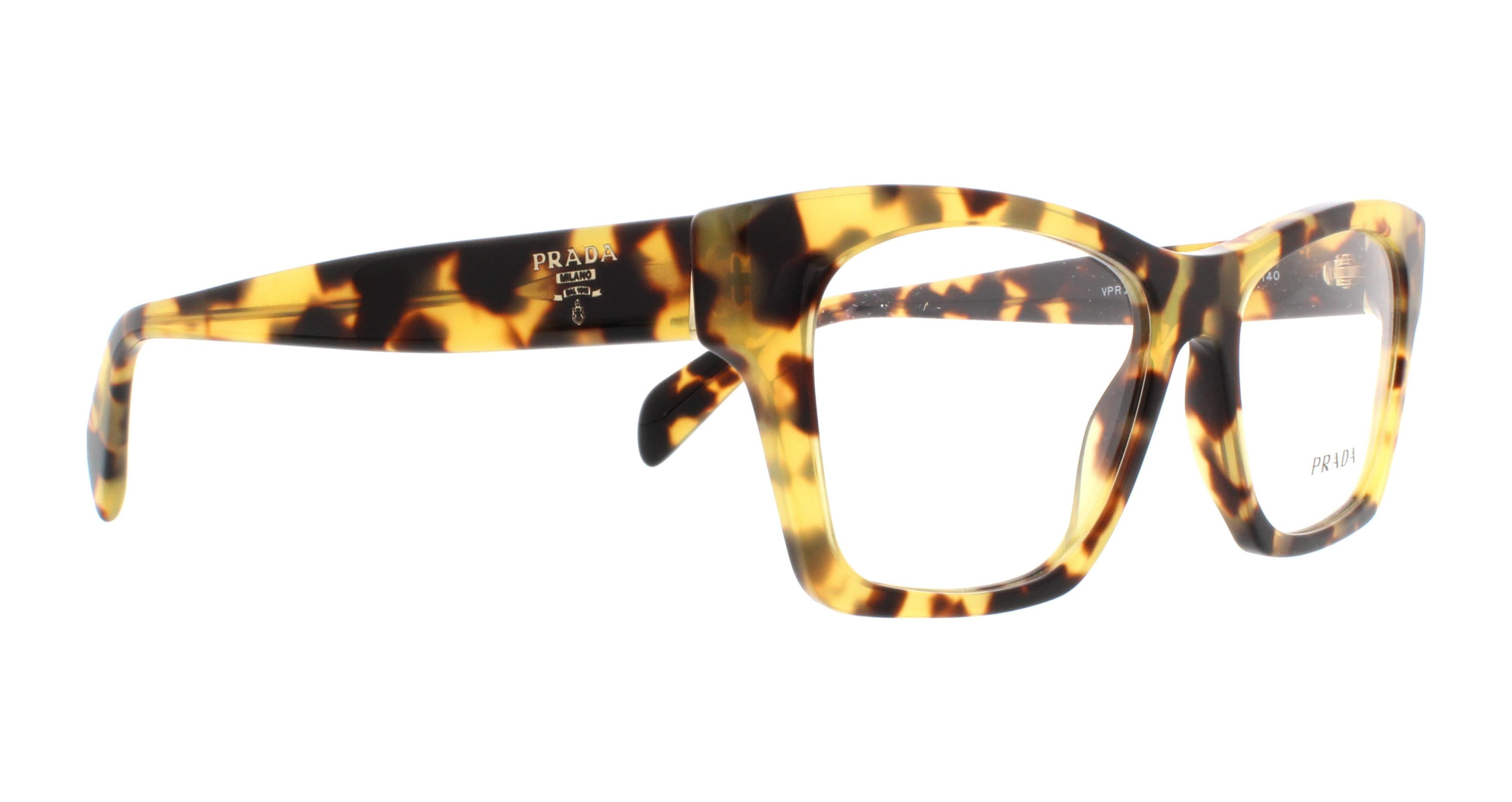 Prada eyeglasses pr21sv 7s01o1 medium havana 51mm Clearance