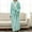 Mint Green, variant on uublik Mens Hooded Robe Plush Shawl Collar Bathrobe Unisex Soft Warm Fleece Robes House Coat Pajamas Sleepwear
