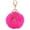 Rose Red, variant on Naierhg 2Pcs Snowflake Fluffy Pompom Ball Key Chain Ring Holder Car Bag Ornament Keychain