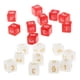 thumbnail image 1 of Dados de Seis Caras D6 para Jugar D&D RPG Party Game Blanco y Rojo Sunnimix 20 Piezas, 1 of 7