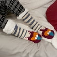 thumbnail image 5 of BambooMN Extra Thick Cozy Fuzzy Animal Thermal Cabin Plush Fleece-lined Knitted Crew Socks, 5 of 6
