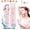 Pink, variant on Electric Intimate Hair Trimmer for Women, Double Sided Electric Bikini Trimmer Waterproof, Shaver and Razor Rechargeable 2-in-1 Body and Facial Epilator, Painless Electric Razors for Skin