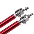 thumbnail image 5 of Xotic Tech 2pc Adjustable 8"-11" Front Bumper Lip Splitter Diffuser Strut Rod Tie Bars Fit Most Vehicles[Red], 5 of 6