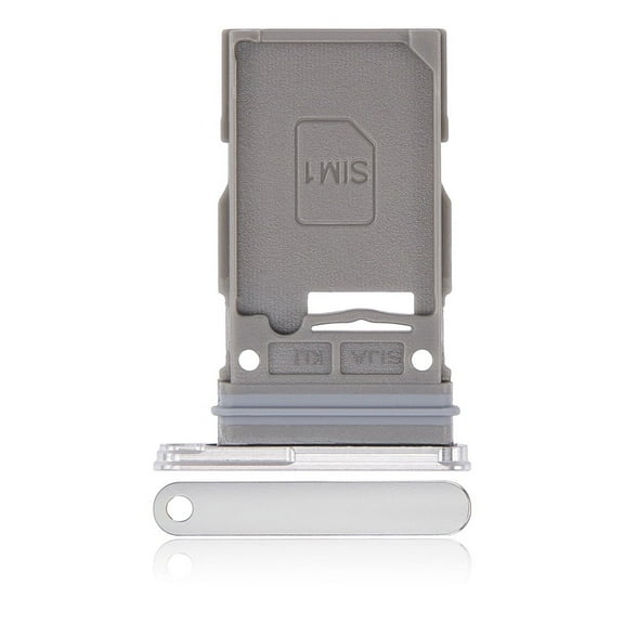 Replacement Single Sim Card Tray Compatible For Samsung Galaxy S22 5G (White)