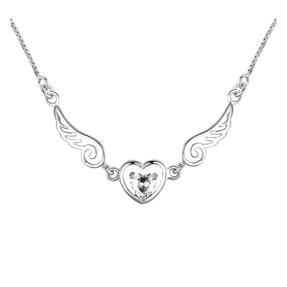 Collarbone Sliver Angel Female Wing Fashion Wing Jewelry Pendant Necklace Angel Necklace Chain Necklaces & Pendants