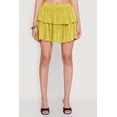 thumbnail image 3 of Womens Plisse Tiered Mini Skirt, 3 of 4