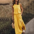 thumbnail image 6 of MELDVDIB Women's Summer Casual Sleeveless Strap Loose Adjustable Jumpsuits Stretchy Long Pants Romper with Pockets, 6 of 17