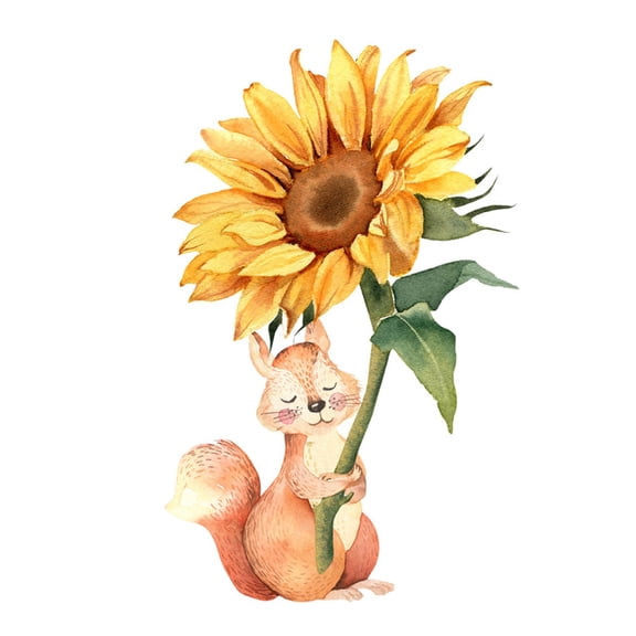 Sunflower Small Fresh Decoration Wallpapers Living Room Office Wall Stickers