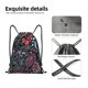 thumbnail image 4 of Fotbe Paisley Bolsa Mochila con Cordón Estampada, Bolsa de Gimnasio Deportiva, Bolsa Cinch, Bolsa con Cordón para Hombres y Mujeres-Small, 4 of 6