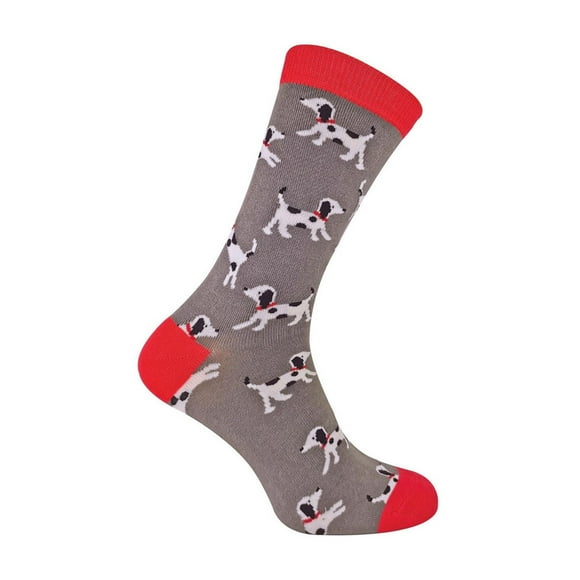 Mr Heron - Mens Novelty Patterned Bamboo Socks with Dogs On