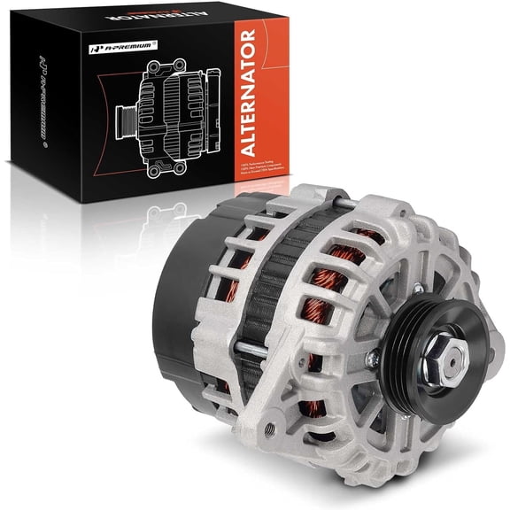 A-Premium Alternator Compatible with Hyundai Elantra 2001-2006 Accent 2000-2005 Tiburon 2003-2004/2007-2008 Tucson 2005 & Kia Sportage 2006 Spectra 2005 Spectra5 2005