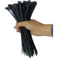 thumbnail image 1 of Bridas de plástico de alta calidad, 250 unidades, 8 pulgadas, resistentes, con resistencia a la tracción de 80 libras, resistentes a los rayos UV., 1 of 4