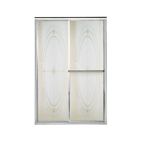 Sterling 5977 59s Deluxe 54 375 59 375 W X 70 H Sliding Shower