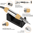 thumbnail image 3 of Lima eléctrica para uñas, herramientas profesionales de lima electrónica para uñas acrílicas, para uso doméstico, salón de uñas, 3 of 5