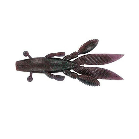 Gary Yamamoto Large Flappin Hog 5 Pack Green Pumpkin Red Flake FHL-05-318