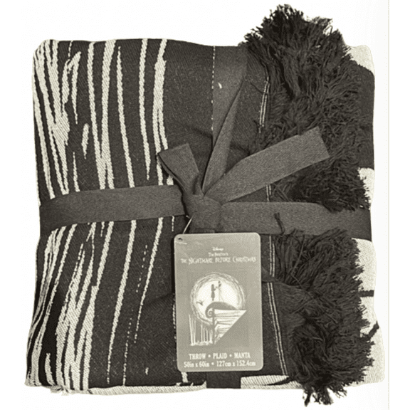 Disney Parks Nightmare Before Christmas Jack & SallyThrow Blanket New With Tag