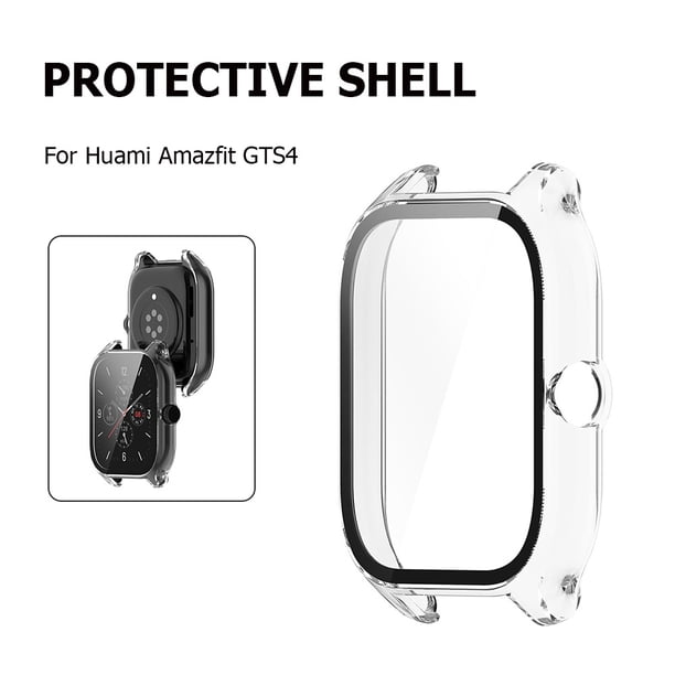 Caja De Reloj Funda protectora ergonómica para PC, carcasa protectora para Huami Amazfit GTS4