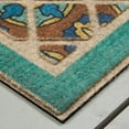 thumbnail image 3 of Mohawk Home Ornamental Entry Mat Retro Tiles Mat Scatter, 2'x4', Teal & Tan, 3 of 6