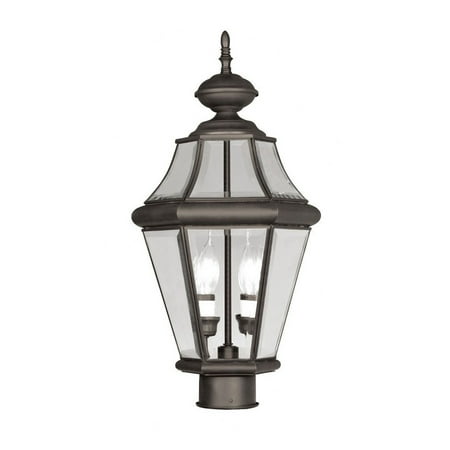 Livex Lighting Georgetown 2 Light Outdoor Post Lantern