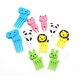 thumbnail image 1 of 10Pcs/Set Fruit Fork Plastic Toothpick Fruit Pick Lunch Animal-shaped Fork Box Accessory Decor Wedding Party Easter Plate Thanksgiving Party, 1 of 2