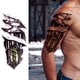 thumbnail image 3 of Tatuajes en El Hombro Falsos Desechables 8 Piezas Impermeables Hombres Mujeres para La, 3 of 9