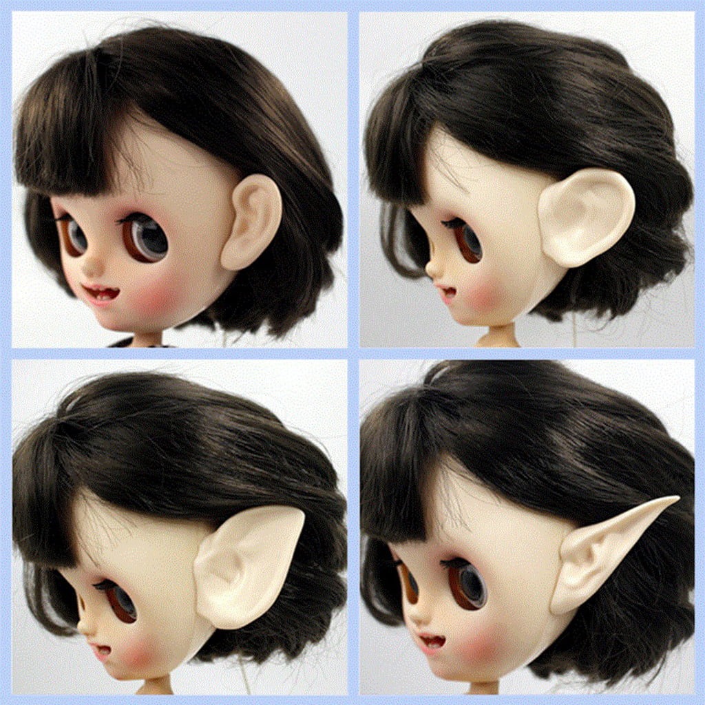 Doll Head Faceplate Elfes oreilles pointues Set Pour 12 "RBL Blythe TAKARA 