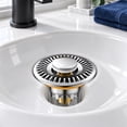 thumbnail image 6 of Upgraded 3 in 1 Bathroom Sink Drain Strainer,Pop Up Stopper Tub Stopper Shower Drain Hair Catcher with Strainer,Universal Sink Plug,Bathroom Bathtub Plug & Drain Protector Fit 1.25''-2.36'' Basin, 6 of 6