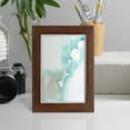 thumbnail image 5 of Ginkgo on Dusty Teal VII - Framed Print w/glass - Chestnut, 5 of 8