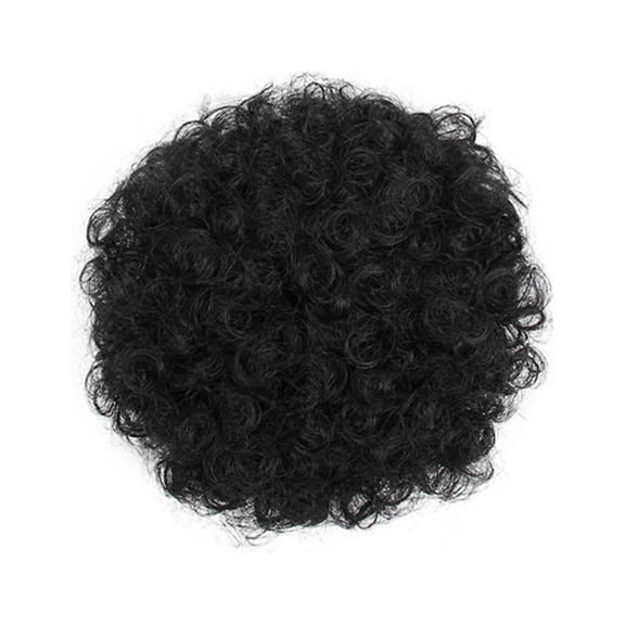 Guoxxzi Small Curly Wig Ladies Hair Bag Drawstring Elastic Net Hair Bud