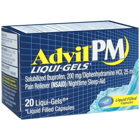 Advil Pm Liqui-Gels, Liquid Filled Caplets - 20