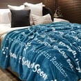 thumbnail image 4 of Yibo Breast Cancer Gifts for Women Healing Thoughts Blanket Super Soft Warm Get Well Breast Cancer Blanket Sympathy Gift with Inspirational Positive Energy, 4 of 6