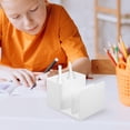 thumbnail image 2 of Miangastore Plastic Multifunctional Pencil Holder Pen Containers File Storage Box Pen Cup Desktop Letter Document Classification Organizer For Home Office Supplies, 2 of 8