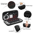 thumbnail image 3 of HLONK 7-in-1 Carrying Case Fit for  Switch Lite  Accessories Kit with Protective Travel Bag  Screen Protector  Clear Cover Case  Thumb Caps, 3 of 7