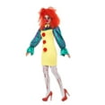 thumbnail image 3 of Smiffys Classic Horror Clown Women's Halloween Fancy-Dress Costume for Adult, S, 3 of 4