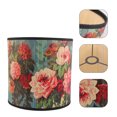 thumbnail image 3 of MasteelfCA Decorative Ceiling Lamp Shade Folding Lampshade Delicate Pattern Restaurant Bar Lampshade, 3 of 9