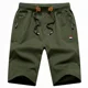 thumbnail image 3 of Pantalones cortos deportivos de algodón para hombre, de talla grande, con cintura elástica, informales, para gimnasio, 5XL, 4XL, novedad de 2024, 3 of 5