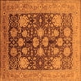 thumbnail image 1 of Ahgly Company Indoor Square Oriental Orange Traditional Area Rugs, 7' Square, 1 of 4