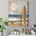 thumbnail image 4 of UXIEQU Surfboard Starfish Beach Coastal Canvas Wall Art Print 15.75x11.81 Inches, 4 of 8