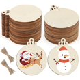 thumbnail image 1 of 50 PCS Wooden Christmas Ornaments Wooden Christmas Ornaments, 1 of 5