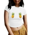 thumbnail image 1 of YDLCAFD T-Shirts Décontractés Mode Imprimés Col Rond Manches Courtes pour Femmes Saint-Valentin Ajusté, 1 of 5