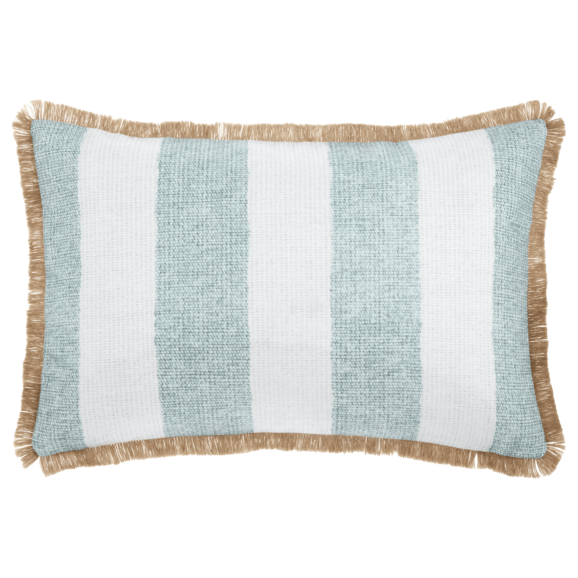 Bouclair Outdoor Aqua Jaleh Decorative Lumbar Pillow 13x20 in (33x51 cm)