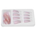 thumbnail image 4 of 24 Uds. De uñas postizas con purpurina brillante para mujeres y niñas, exquisita herramienta de manicura con punta de uña falsa a la moda, 4 of 8