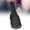 thumbnail image 4 of Tachiuwa Black Electric Guitar Bag Padded Backpack Case Cover Waterproof Convenient Grip, 4 of 8